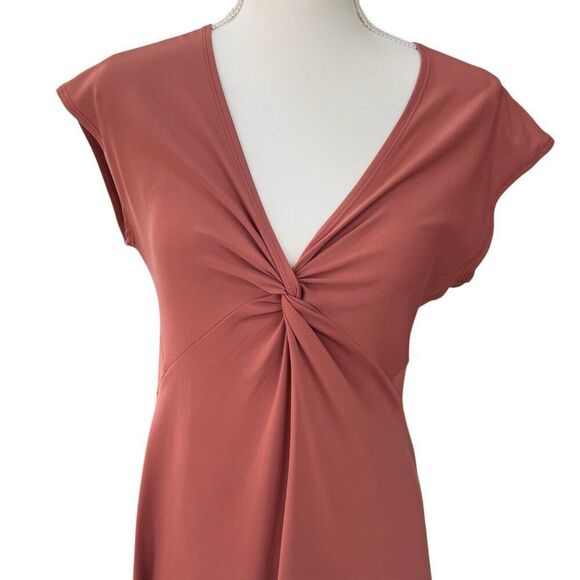 Patagonia Bandha Twist Front Lightweight Dress Rust Red Orange Size Large - Picture 4 of 8